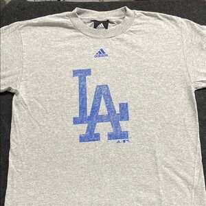 Adidas Grey LA Logo T-Shirt
